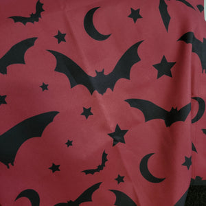 bedding, Bats, bedding, gothic home decor, gothic decor, goth decor, Bat Night Sky Pillow Case-Red, darkothica