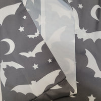 bedding, Bats, bedding, gothic home decor, gothic decor, goth decor, Bat Night Sky Pillow Case-Gray, darkothica