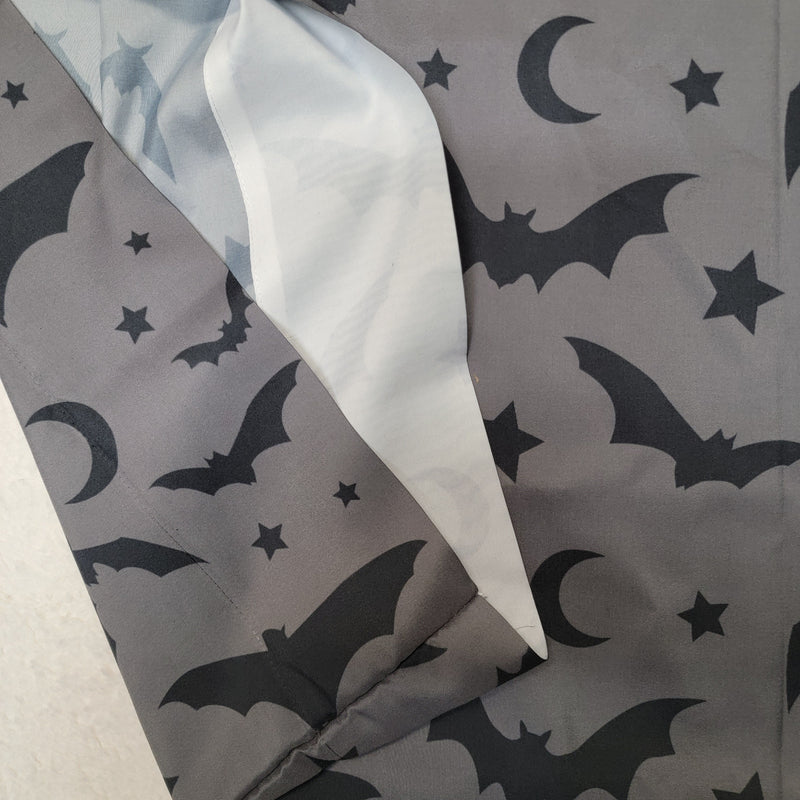 bedding, Bats, bedding, gothic home decor, gothic decor, goth decor, Bat Night Sky Pillow Case-Dark Gray-Black Bats, darkothica