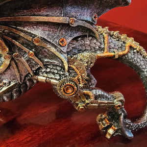 gothic home decor - gothic decor -  Steampunk Dragon - High Quality Tabletop & Statuary from DARKOTHICA® Shop now at DARKOTHICA®Dragons, RETAILONLY, Steampunk