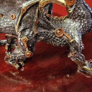 gothic home decor - gothic decor -  Steampunk Dragon - High Quality Tabletop & Statuary from DARKOTHICA® Shop now at DARKOTHICA®Dragons, RETAILONLY, Steampunk
