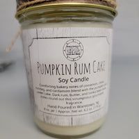 gothic home decor - gothic decor -  Pumpkin Rum Cake Soy Candle - High Quality CANDLES from DARKOTHICA® Shop now at DARKOTHICA®Candle, Halloween, RETAILONLY