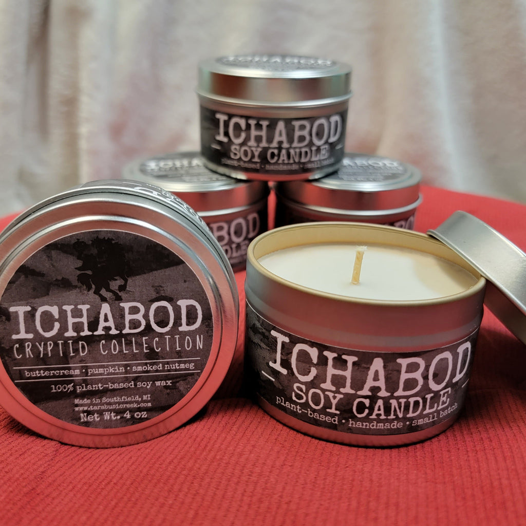 CANDLES, Candle, RETAILONLY, gothic home decor, gothic decor, goth decor, Ichabod Soy Candle, darkothica