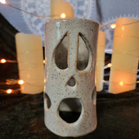 gothic home decor, gothic decor, goth decor, Ghost Candle Luminary, darkothica