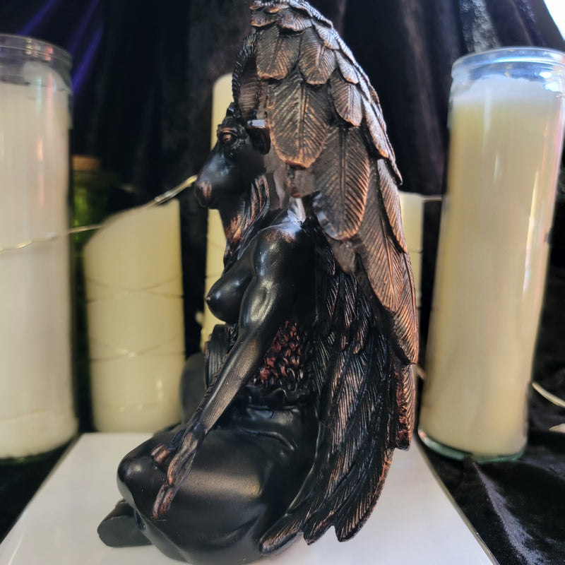 gothic home decor - gothic decor -  Sitting Baphomet Statue - High Quality Tabletop & Statuary from DARKOTHICA® Shop now at DARKOTHICA®Occult, RETAILONLY