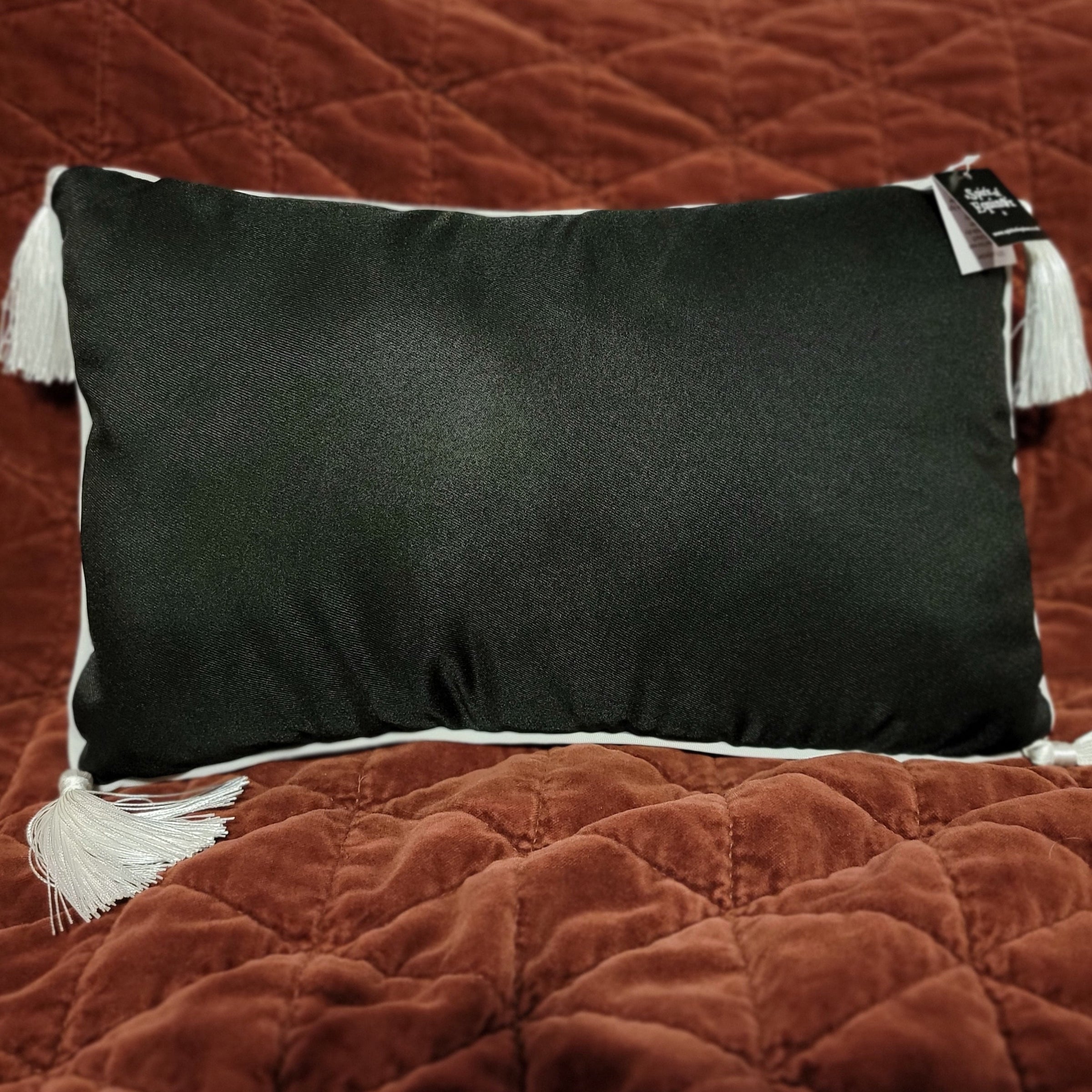 Gothic Homeware Rectangular Triple Moon Cushion