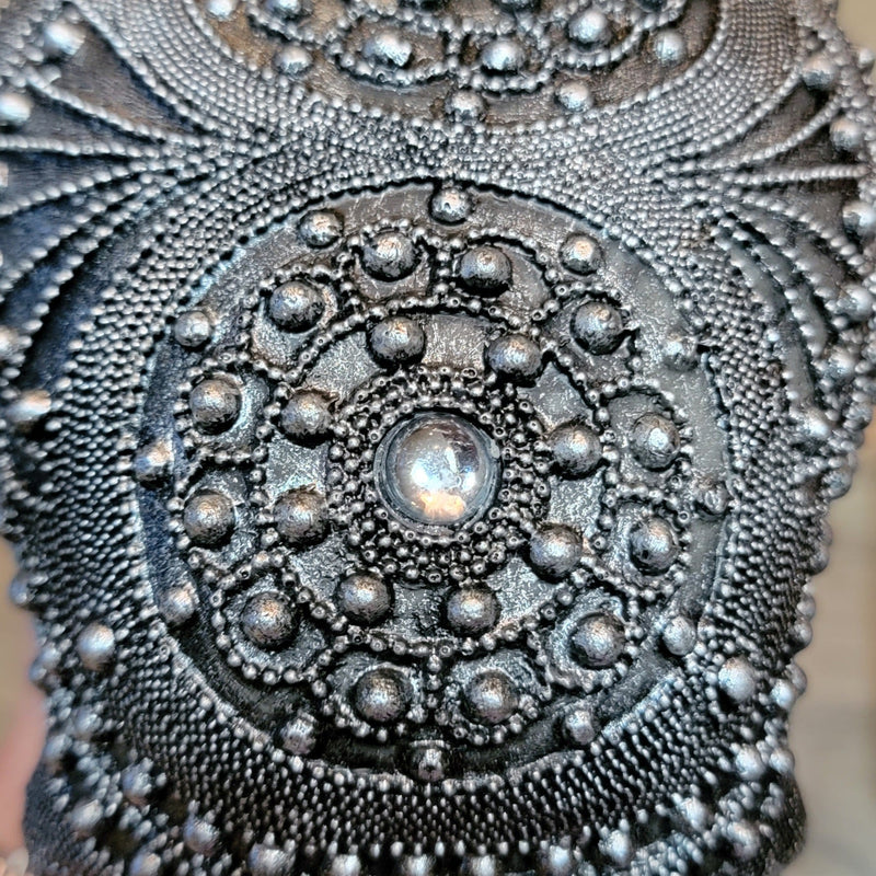 gothic home decor, gothic decor, goth decor, Ornate Beaded Skull, darkothica