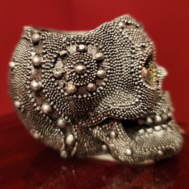 gothic home decor, gothic decor, goth decor, Beaded Skull Tealight Candle Holder, darkothica