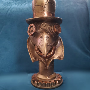gothic home decor - gothic decor -  Steampunk Plague Doctor Bust - High Quality Tabletop & Statuary from DARKOTHICA® Shop now at DARKOTHICA®RETAILONLY
