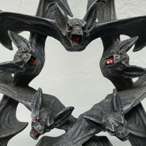 gothic home decor, gothic decor, goth decor, Bat Pentagram Wall Plaque, darkothica