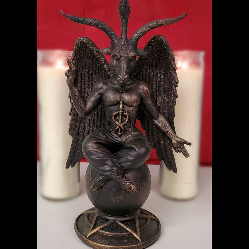 Tabletop & Statuary, Occult, RETAILONLY, gothic home decor, gothic decor, goth decor, Baphomet Statue, darkothica