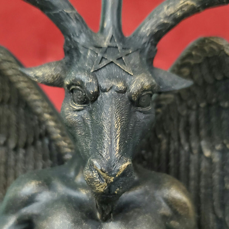 Tabletop & Statuary, Occult, RETAILONLY, gothic home decor, gothic decor, goth decor, Baphomet Statue, darkothica