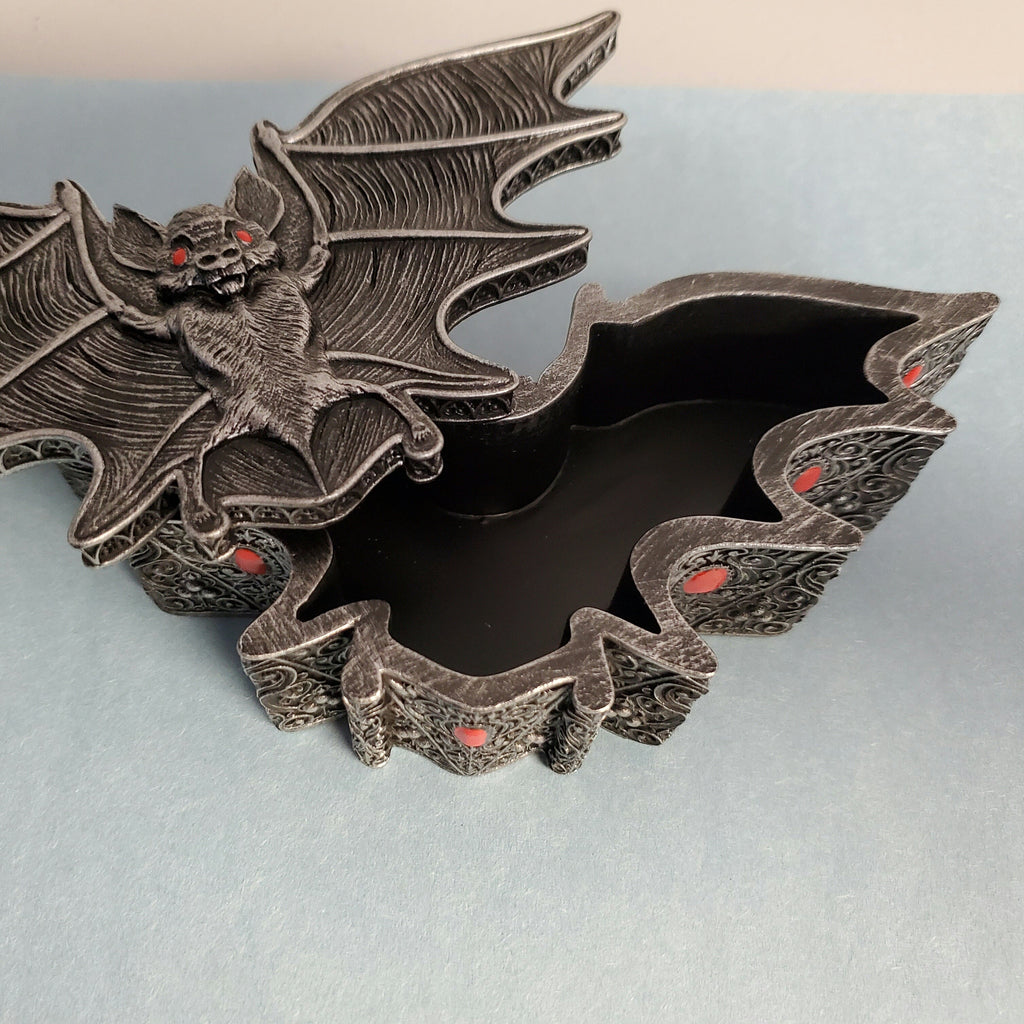 Curio Boxes, Bats, RETAILONLY, gothic home decor, gothic decor, goth decor, Bat Box, darkothica