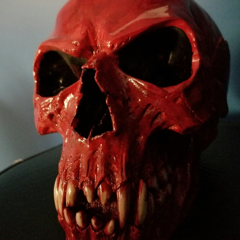 gothic home decor - gothic decor -  Bloody Vampire Skull - High Quality Tabletop & Statuary from DARKOTHICA® Shop now at DARKOTHICA®RETAILONLY, Skulls/Skeletons