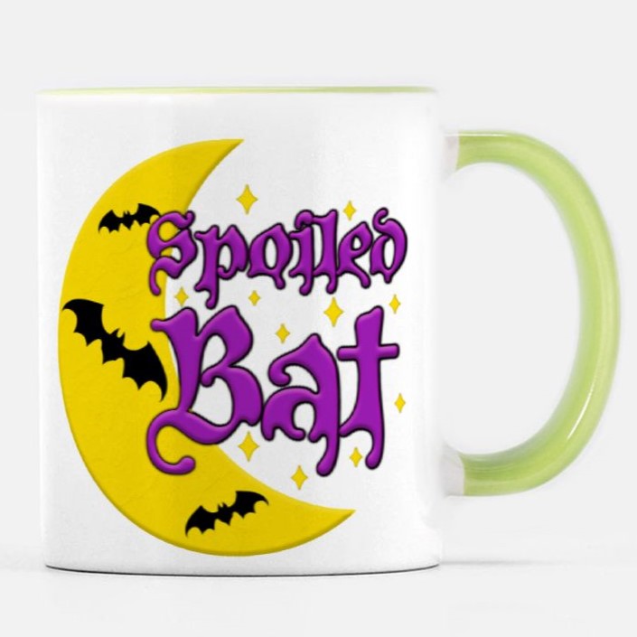 gothic home decor - gothic decor -  Spoiled Bat Color Accent Mugs - High Quality Mugs from DARKOTHICA® Shop now at DARKOTHICA®bat, Bats