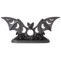 Candle Holders, Bats, RETAILONLY, gothic home decor, gothic decor, goth decor, Bat Lunar Tealight Candle Holder, darkothica