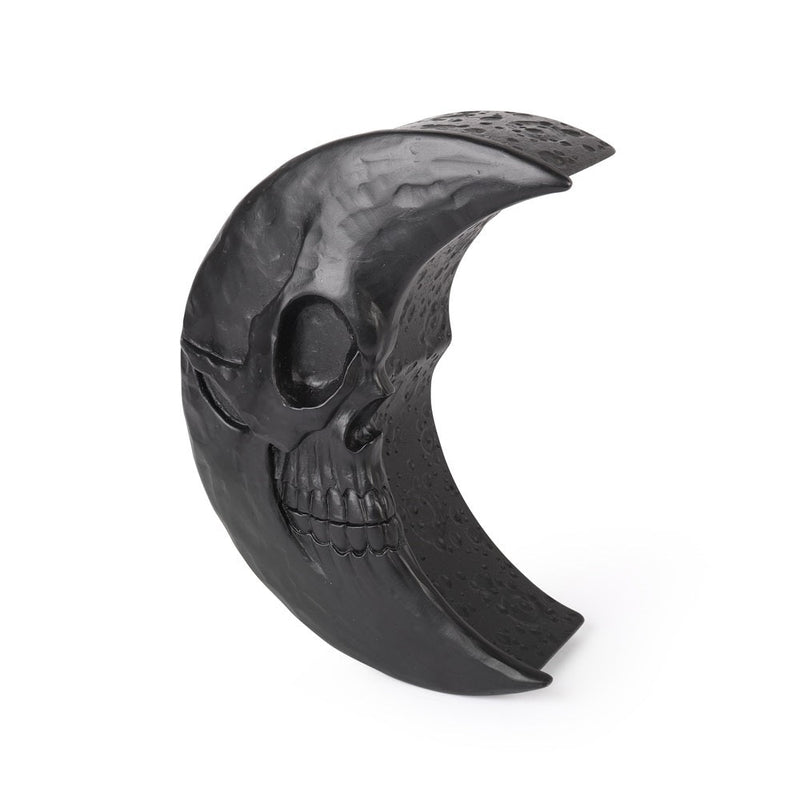 gothic home decor - gothic decor -  Crescent Moon Skull Box-Black - High Quality Tabletop & Statuary from DARKOTHICA® Shop now at DARKOTHICA®RETAILONLY, Skulls/Skeletons