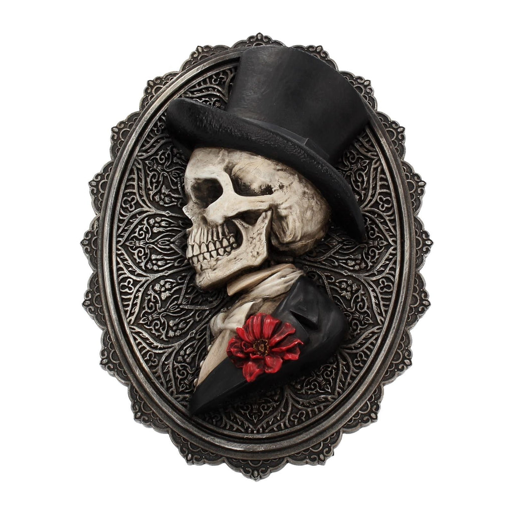 gothic home decor - gothic decor -  Skeleton Wall Plaque - High Quality Wall Art from DARKOTHICA® Shop now at DARKOTHICA®RETAILONLY, Skulls/Skeletons