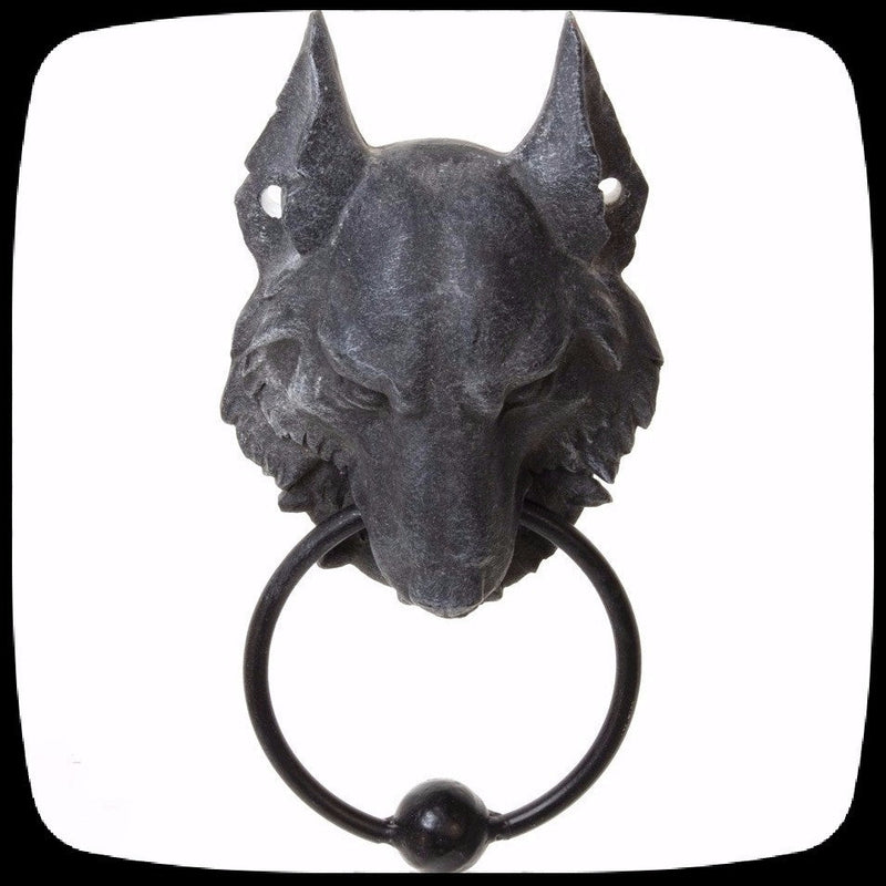 gothic home decor - gothic decor -  Wolf Door Knocker - High Quality Door Knockers from DARKOTHICA® Shop now at DARKOTHICA®RETAILONLY