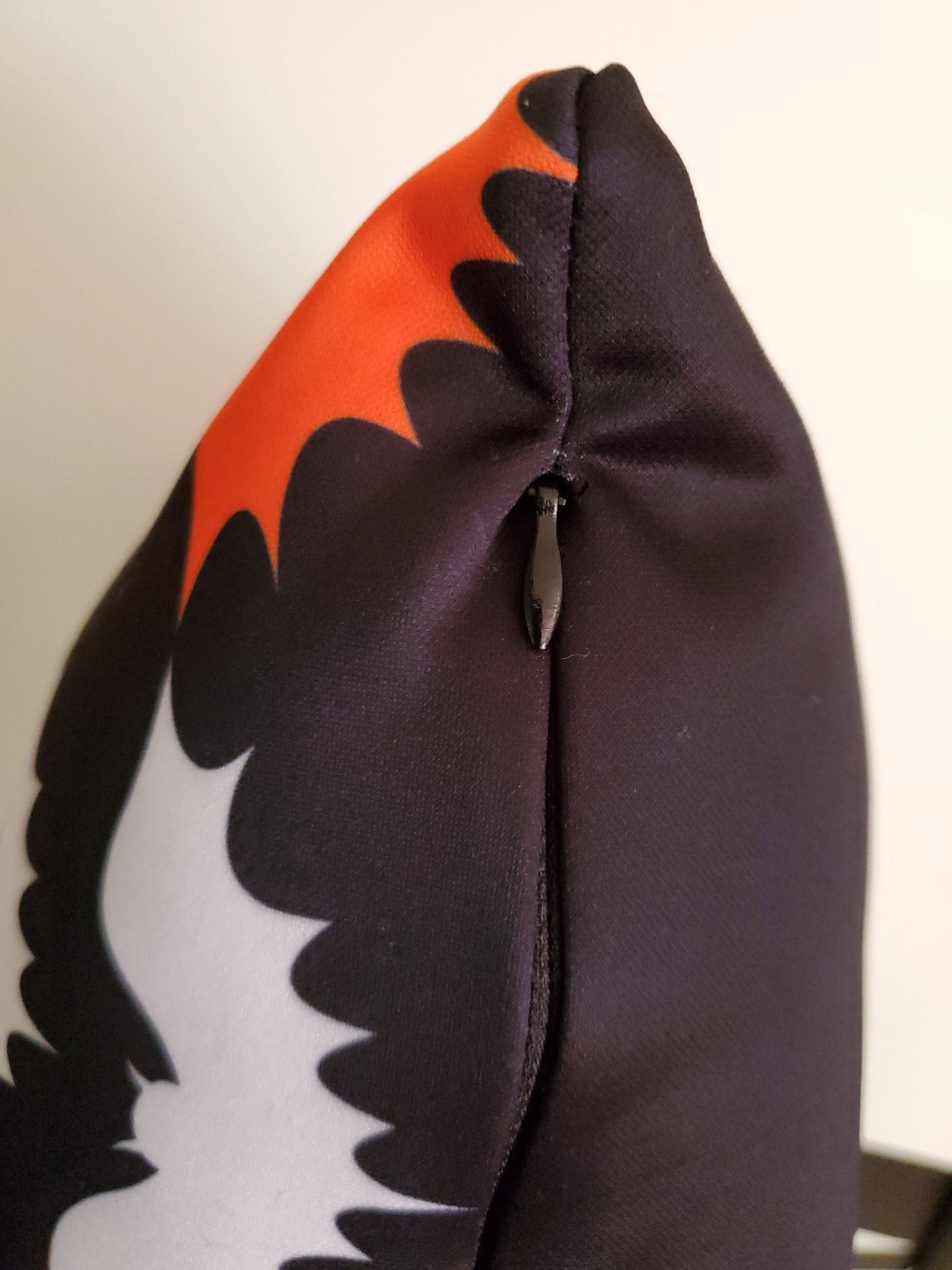 Darkothica orange and black bat throw pillow bat home decor gothic home decor halloween decoration