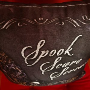 Spook Scare Scream Pillow