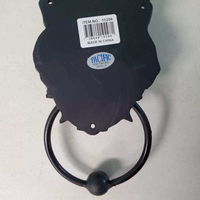 DEFECT DISCOUNT - Wolf Door Knocker