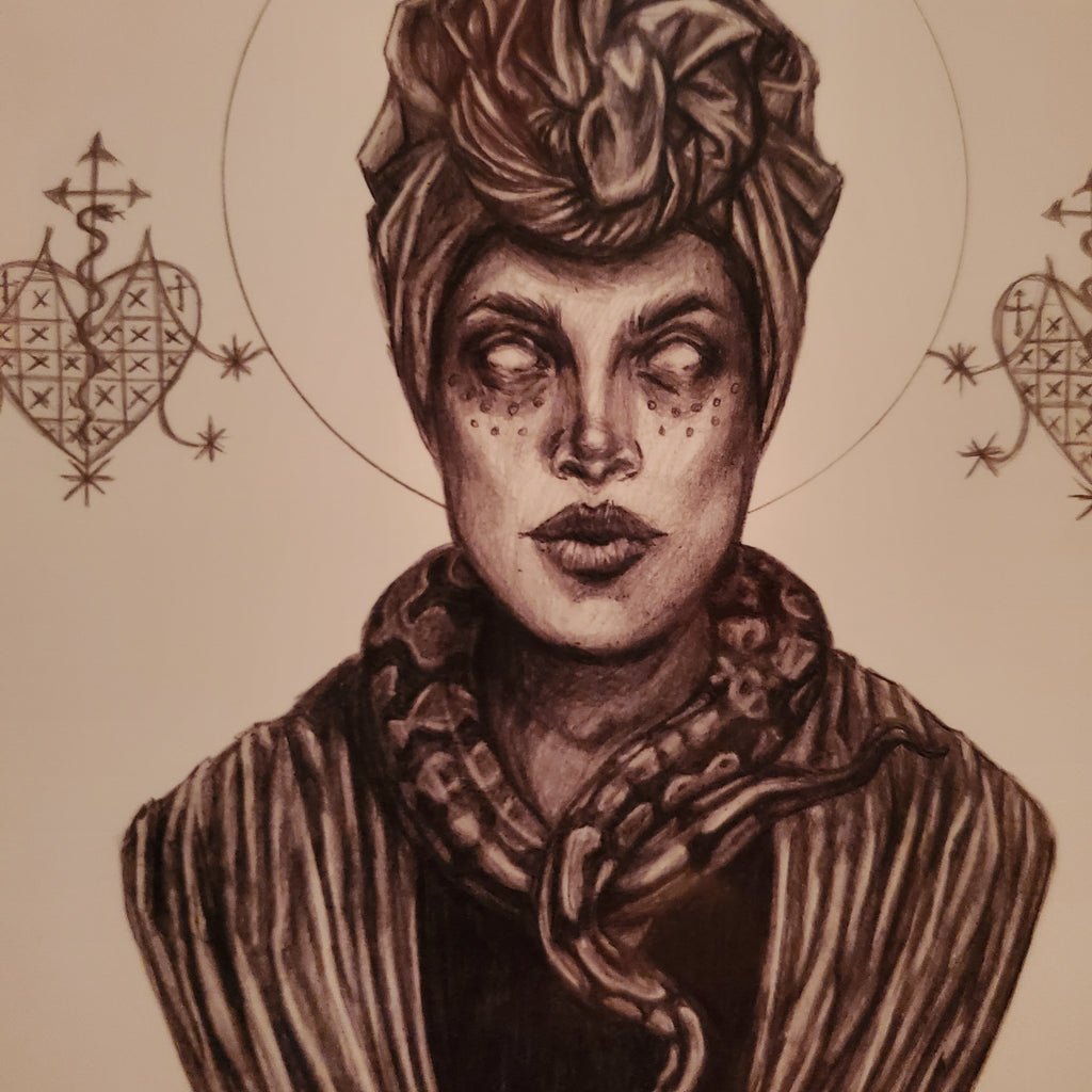 Voodoo Queen Fine Art Print - Marie Laveau