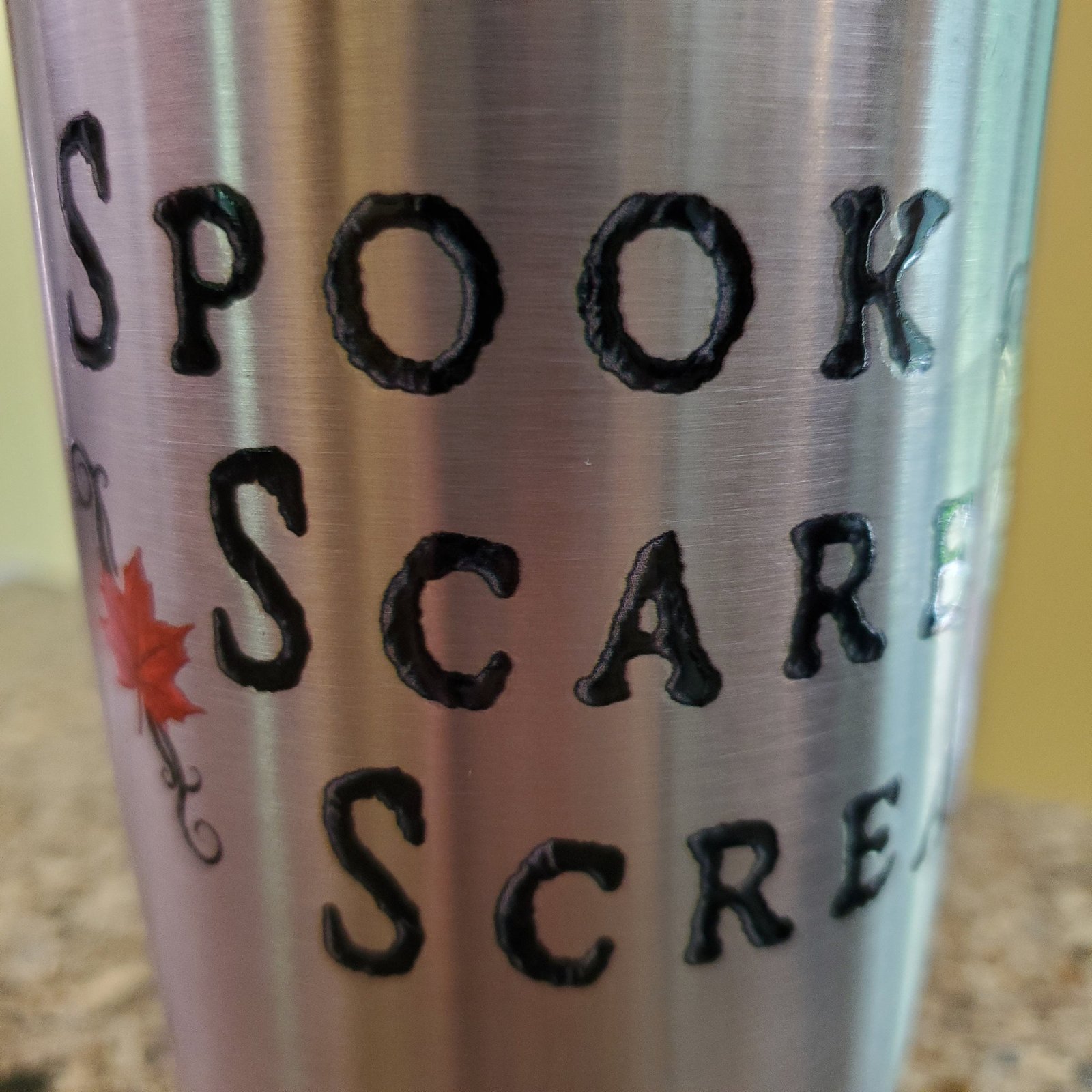darkothica gothic home decor gift idea spook scare scream tumbler custom tumbler with lid gift idea gothic horror gift