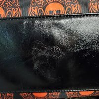 Black & Orange Skull Purse