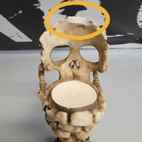 DEFECT DISCOUNT - Skull Tealight Holder