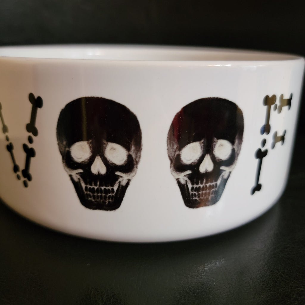 Skull & Bones Woof Bowl