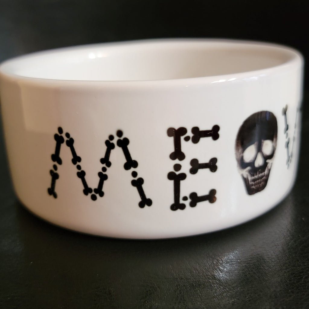 Skull & Bones Meow Bowl