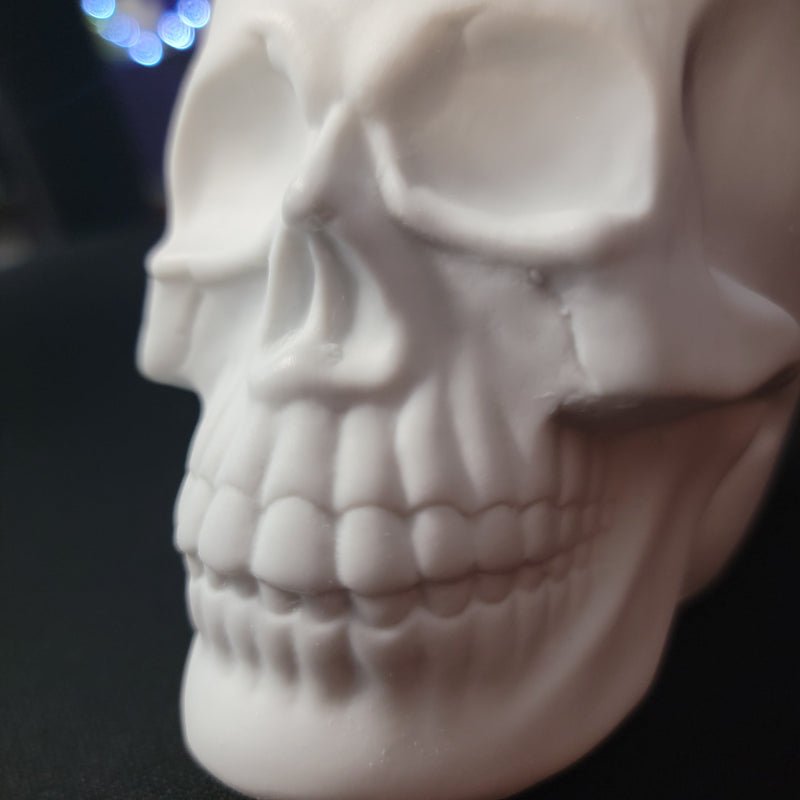 White Skull Wax Burner