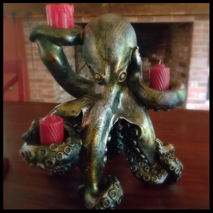 octopus candle holder