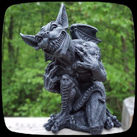 gargoyle statue halloween decoration alternative home decor gothic home decor
