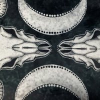 darkothica goat skull area rug dark gothic decor