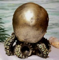 cthulhu skull statue statuary octopus skull statue horror home decor