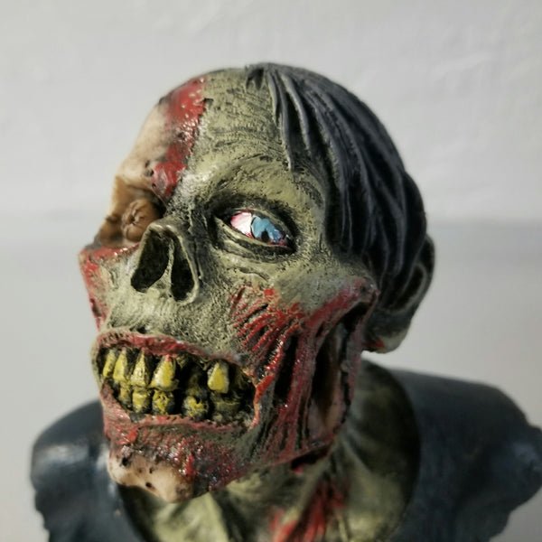 zombie bust halloween decor
