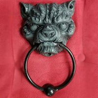 gargoyle door knocker gargoyle outdoor home decor demon door knocker gothic home decor