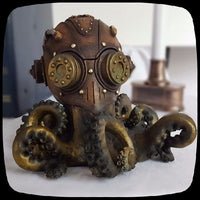 Octopus Steampunk Curio box home decor octopus home decor steampunk