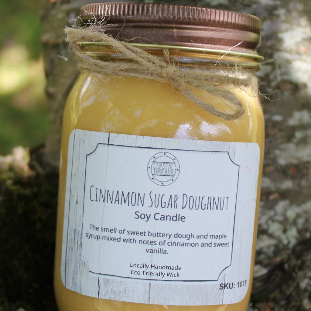 PRE-ORDER - Cinnamon Sugar Doughnut Soy Candle