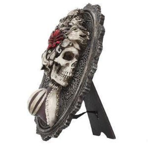 She skeleton gothic portrait wall decor
