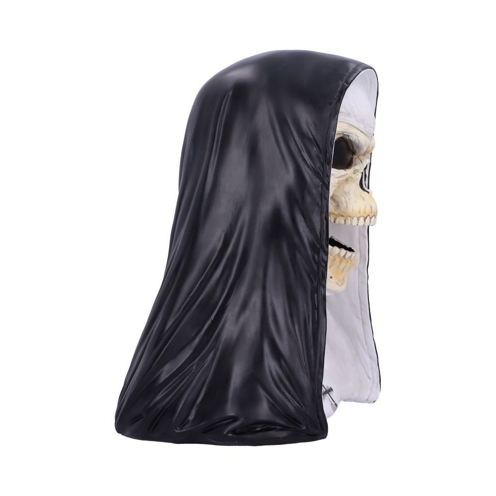 horror gothic home decor evil nun skeleton skull bust sister mortis