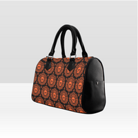 darkothica gothic purse halloween purse orange and black purse orange and black skull purse skull handbag